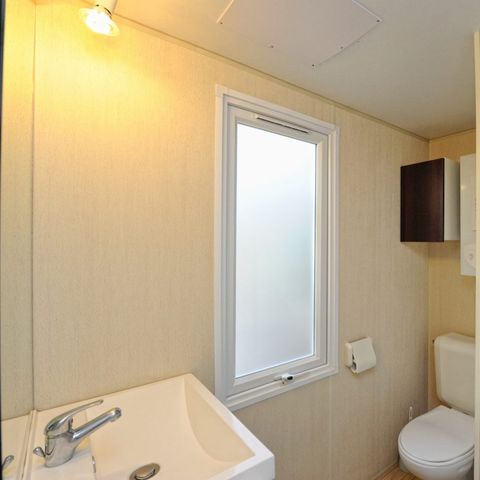 Stacaravan 2 personen - Klassiek | 1 Slaapkamers | 2 Pers. | Verhoogd terras | TV
