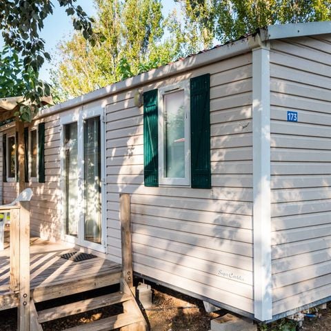 Stacaravan 6 personen - Stacaravan | Klassiek | 2 Slaapkamers | 4/6 Pers. | Verhoogd terras | TV
