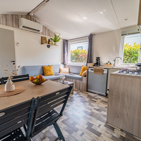 Stacaravan 6 personen - PREMIUM JACUZZI