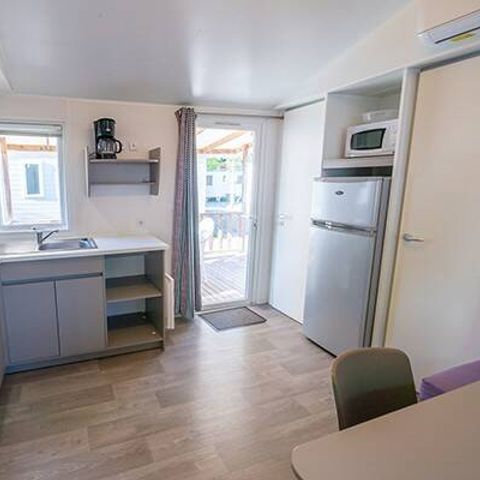 Stacaravan 6 personen - Mobile-home | Klassiek | 3 Slaapkamers | 6 Pers. | Verhoogd terras | 1 Badkamer | Airconditioning.