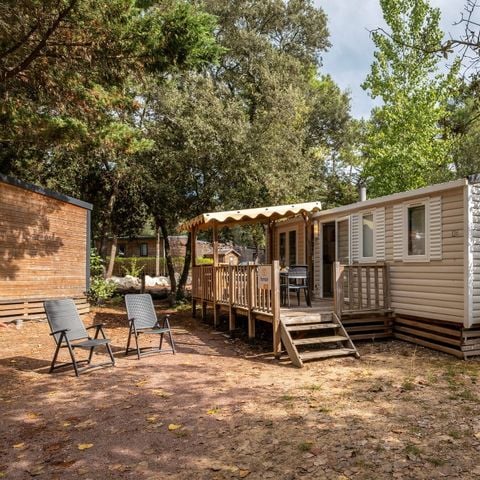 Stacaravan 6 personen - Mobile-home | Comfort | 3 Slaapkamers | 6 Pers. | Terras Lounge | Klimaat.