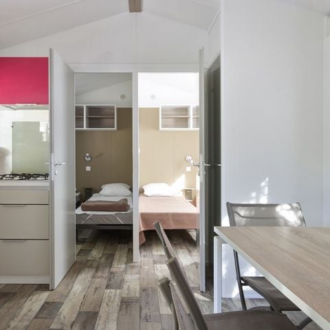 Stacaravan 6 personen - 3 slaapkamers Trio - CLIM