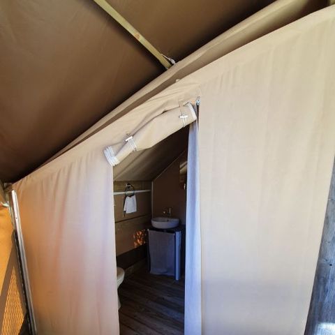 Tent van canvas en hout 4 personen - SALECCIA