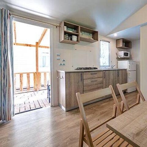 Stacaravan 6 personen - Stacaravan | Comfort | 2 Slaapkamers | 4/6 Pers. | Verhoogd terras