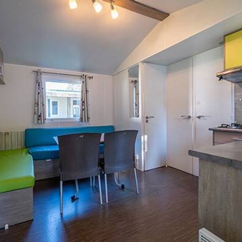 Stacaravan 6 personen - Comfort | 3 Slaapkamers | 6 Pers | Verhoogd terras