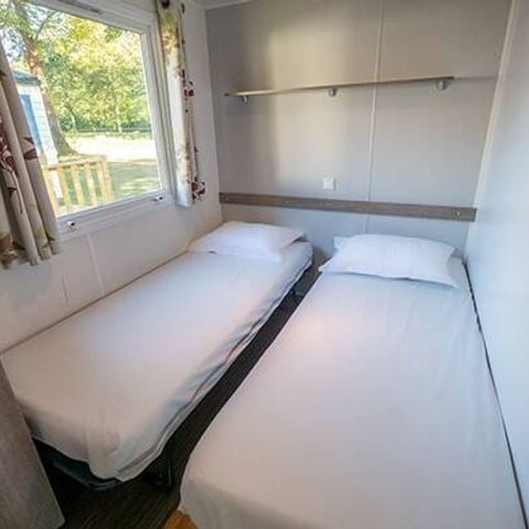 Stacaravan 6 personen - Comfort | 3 Slaapkamers | 6 Pers | Verhoogd terras