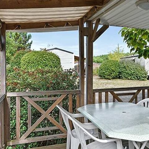 Stacaravan 4 personen - Stacaravan | Klassiek | 2 Slaapkamers | 4 Pers. | Single terras