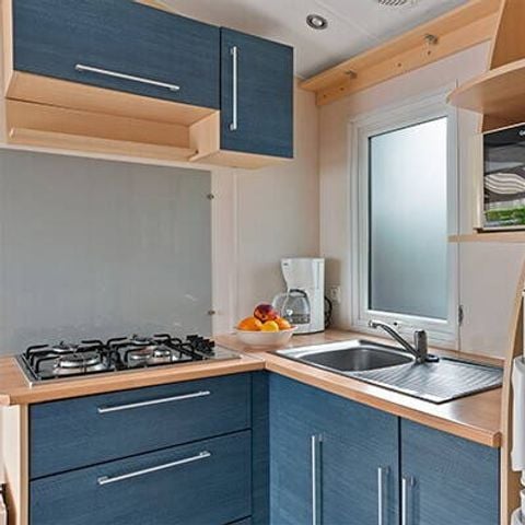 Stacaravan 4 personen - Stacaravan | Comfort | 2 Slaapkamers | 4 Pers. | Single terras