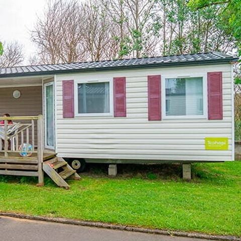 Stacaravan 4 personen - Stacaravan | Comfort | 2 Slaapkamers | 4 Pers. | Single terras