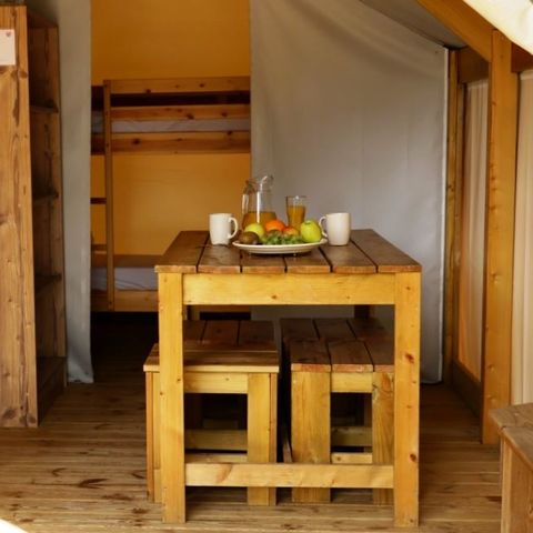 Safaritent 4 personen - TENTE LODGE - Les Yuccas | 4 pers. 2 sl.k.