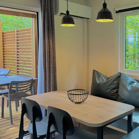 Stacaravan 4 personen - Cottage LILAS 25m² (2 kamers)