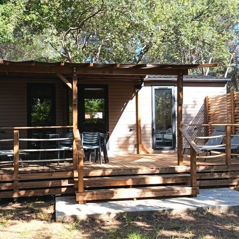 Stacaravan 5 personen - Vakantiehuis ESTELLO 33m² (2 kamers)