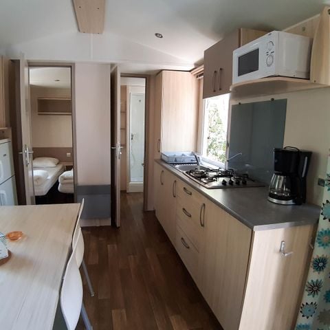 Stacaravan 5 personen - AZUR 24 m² - 2 slaapkamers