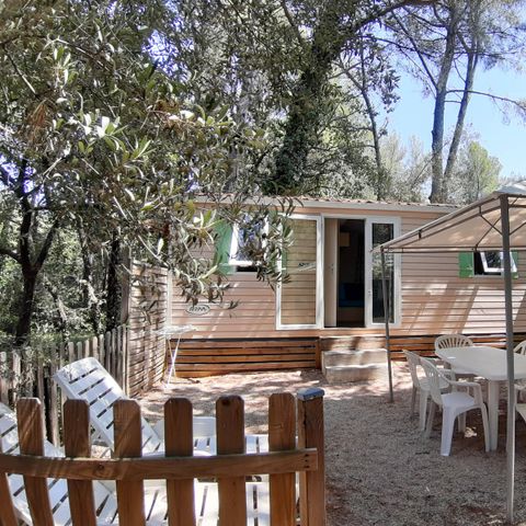 Stacaravan 5 personen - AZUR 24 m² - 2 slaapkamers