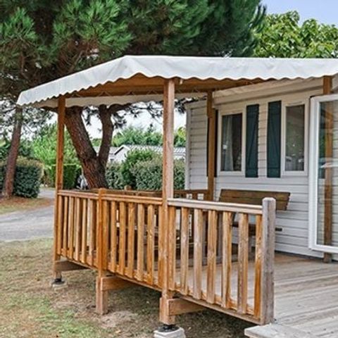 Stacaravan 6 personen - Comfort XL | 3 slaapkamers | 6 pers. | Verhoogd terras