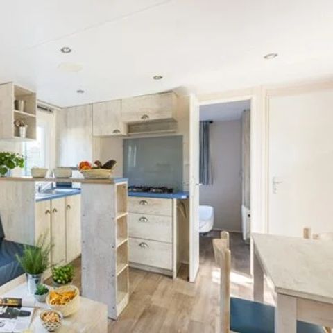 Stacaravan 6 personen - Comfort XL | 3 slaapkamers | 6 pers. | Verhoogd terras