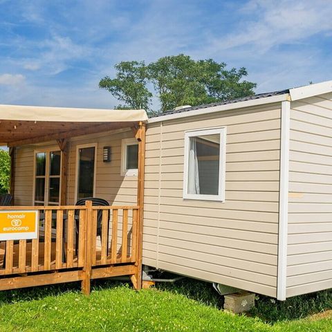 Stacaravan 6 personen - Mobile-home | Comfort | 3 Slaapkamers | 6 Pers. | Verhoogd terras | 1 Badkamer | Air-con.