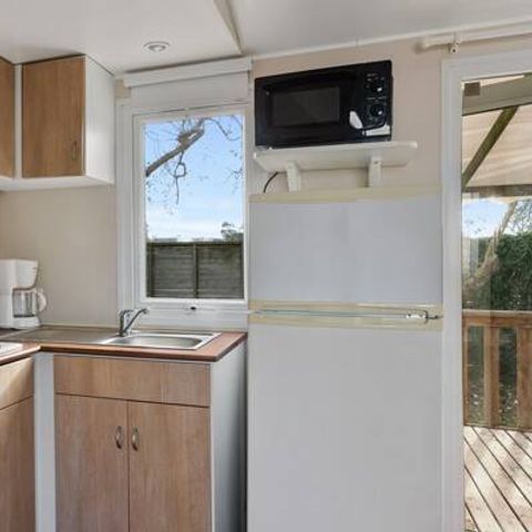 Stacaravan 6 personen - Mobile-home | Comfort | 3 slaapkamers | 6 pers. | Verhoogd terras | 1 badkamer