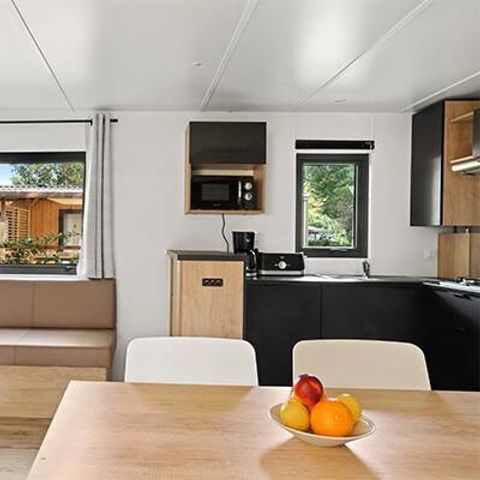 Stacaravan 6 personen - Ultimate | 3 slaapkamers | 6 pers | *Verhoogd terras* | 2 badkamers | Airconditioning | TV
