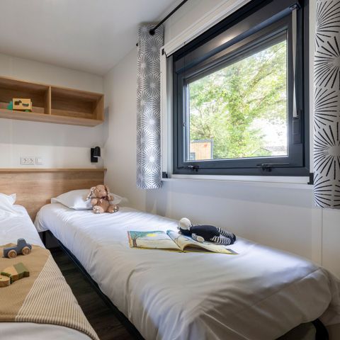 Stacaravan 4 personen - Cottage Privilège TV LV - 2 slaapkamers - 4 slaapplaatsen