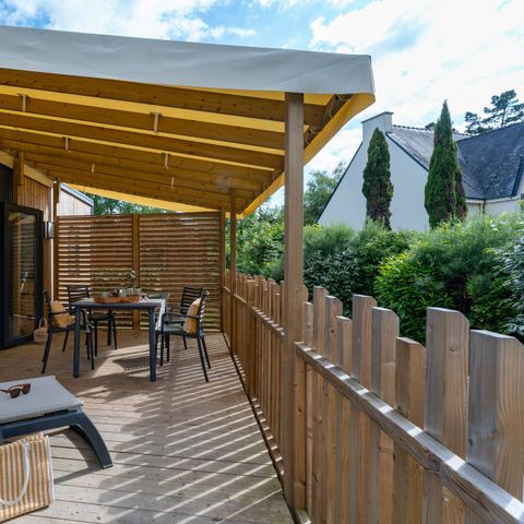 Stacaravan 4 personen - Cottage Privilège TV LV - 2 slaapkamers - 4 slaapplaatsen