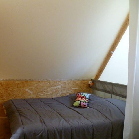 Tent van canvas en hout 4 personen - COSY TRAPPER Zonder sanitair