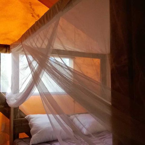 Tent van canvas en hout 5 personen - LUXE LODGE