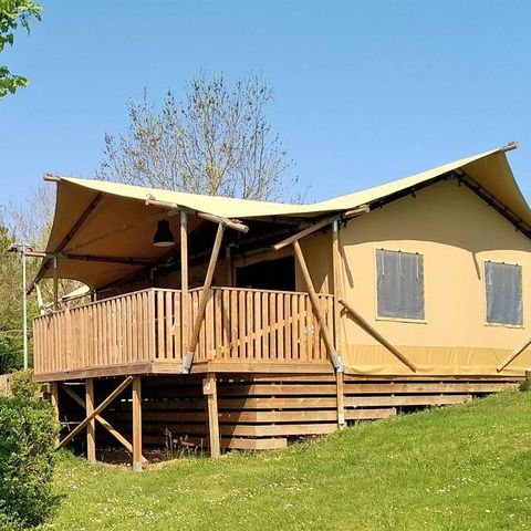 Tent van canvas en hout 5 personen - LUXE LODGE