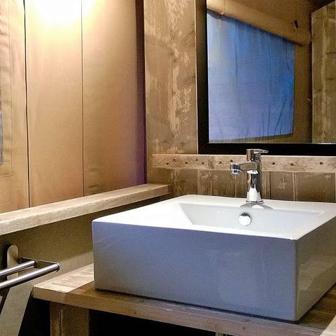 Tent van canvas en hout 5 personen - LUXE LODGE