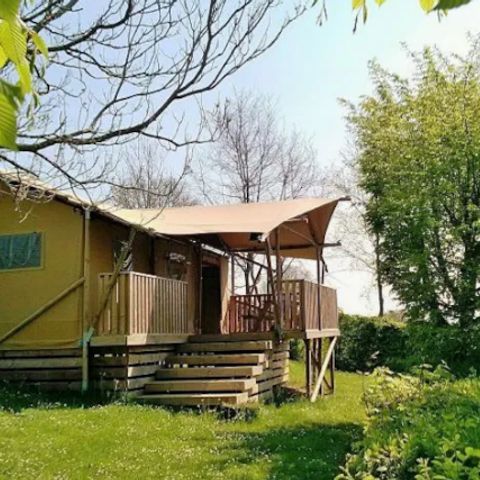 Tent van canvas en hout 5 personen - LUXE LODGE
