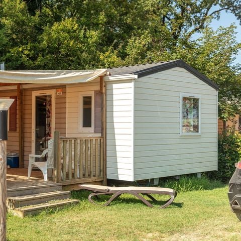 Bungalow 4 personen - Stacaravan | Comfort | 2 Slaapkamers | 4 Pers. | Verhoogd terras