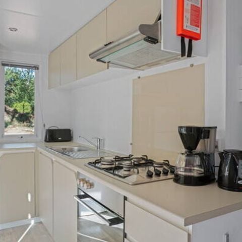 Stacaravan 5 personen - Stacaravan | Comfort | 2 Slaapkamers | 5 Pers. | Verhoogd terras