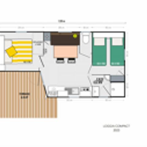 Stacaravan 4 personen - Venus