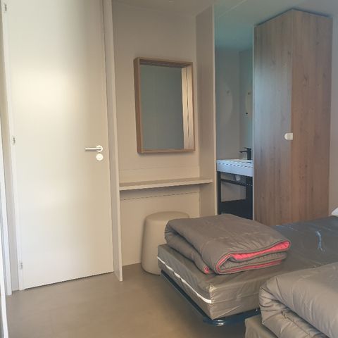 Stacaravan 4 personen - Cottage Confort Premium 33m² - Airconditioning
