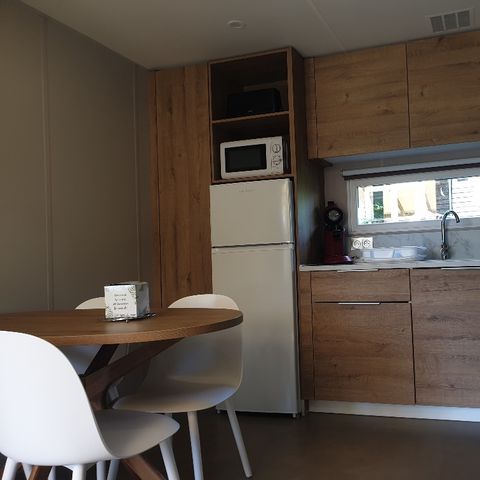 Stacaravan 4 personen - Cottage Confort Premium 33m² - Airconditioning