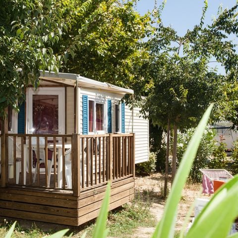Stacaravan 4 personen - Classic | 2 slaapkamers | 4 pers. | Single terras | Air-con.