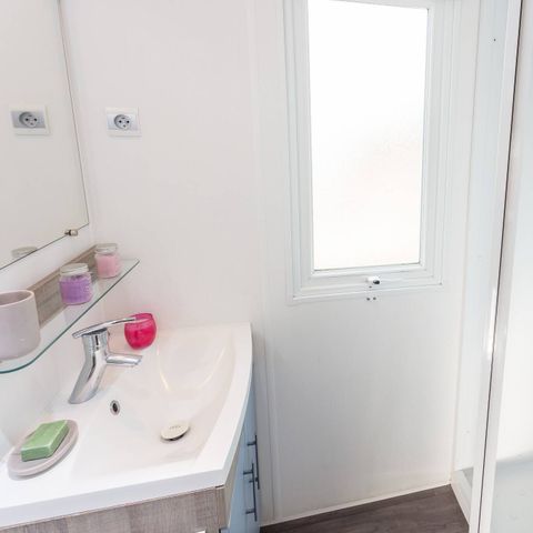 Stacaravan 6 personen - Mobile-home | Comfort | 3 Slaapkamers | 6 Pers. | Verhoogd terras | Airconditioning
