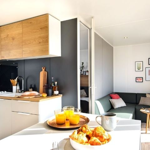 Stacaravan 6 personen - Mahana 3 slaapkamer 33m² appartement