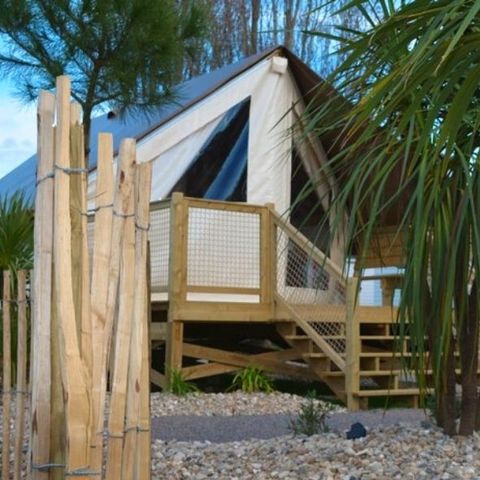 Bungalowtent 5 personen - Junior 2 slaapkamers 21m²