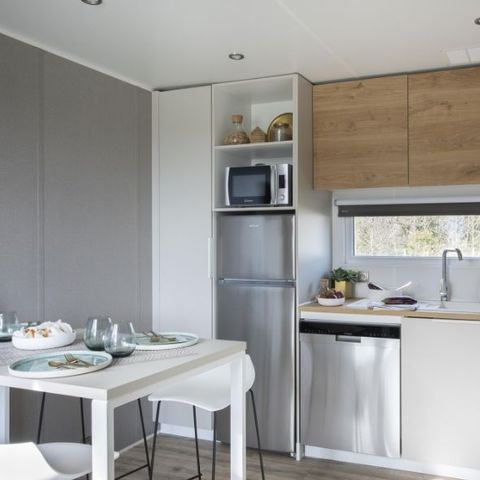 Stacaravan 6 personen - Premium 2 slaapkamers 2 badkamers 33m² (33m²)