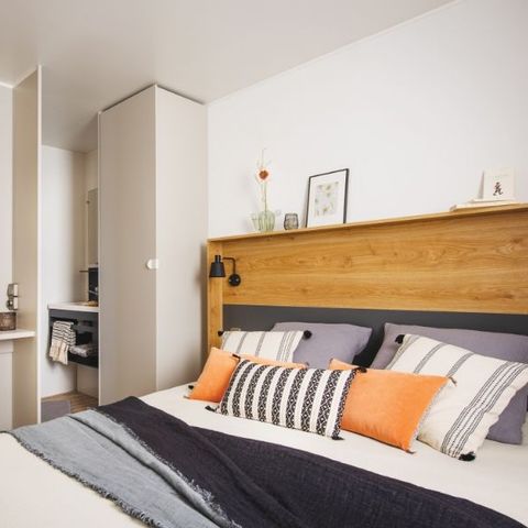 Stacaravan 6 personen - Premium 2 slaapkamers 2 badkamers 33m² (33m²)