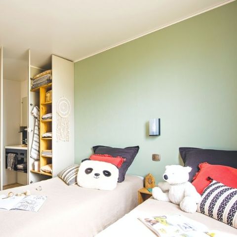 Stacaravan 6 personen -  Mahana 2 slaapkamers 2 badkamers 33m