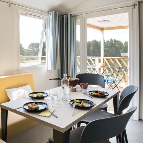 Stacaravan 6 personen - Select TV Clim Plancha - 3 Slaapkamers - 6 slaapplaatsen