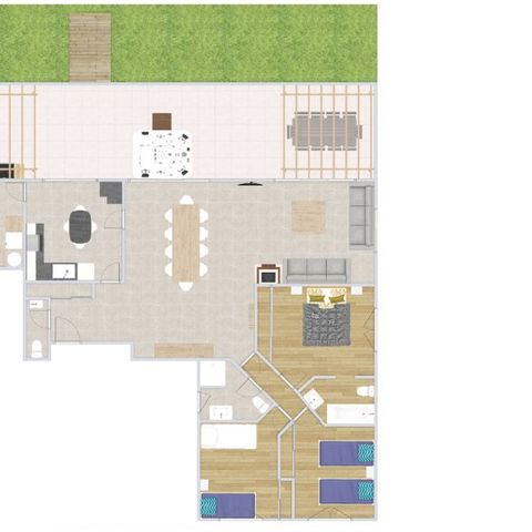 VAKANTIEHUIS 9 personen - Villa Balnéo voor 9 personen 3 slaapkamers 2 badkamers 130m² woonoppervlakte