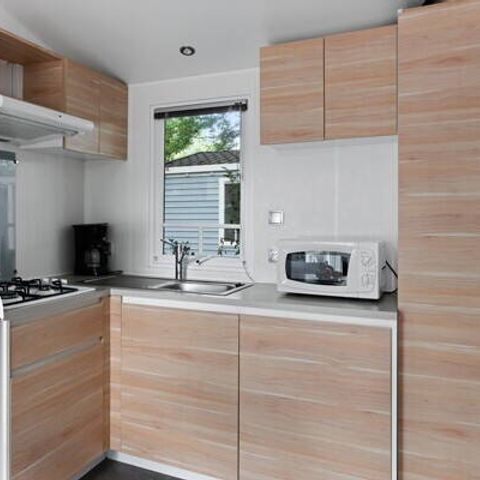 Stacaravan 5 personen - Stacaravan | Comfort | 3 Slaapkamers | 5 Pers. | Single terras