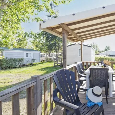 Stacaravan 6 personen - Stacaravan | Comfort | 3 Slaapkamers | 6 Pers. | Verhoogd terras