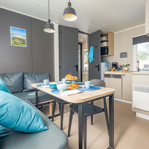 Stacaravan 5 personen - Stacaravan Cosy LV Plancha - 2 slaapkamers - 4 volwassenen + 1 kind - 12 jaar