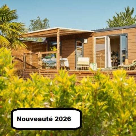 Stacaravan 6 personen - Stacaravan Seychellen 3 slaapkamers / airco, vaatwasser, 2 badkamers