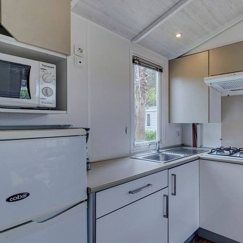 Stacaravan 6 personen - Comfort | 2 Slaapkamers | 4/6 Pers. | Single terras