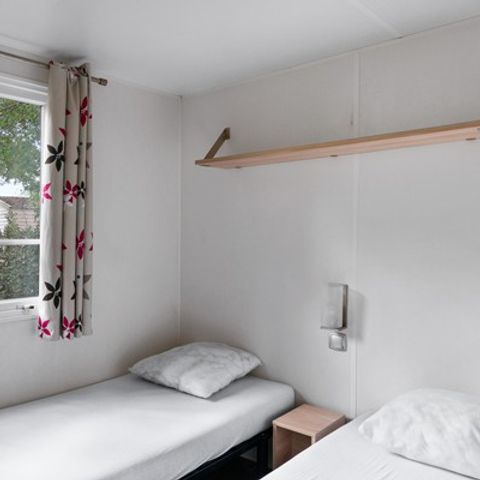 Stacaravan 6 personen - Comfort | 2 Slaapkamers | 4/6 Pers. | Single terras
